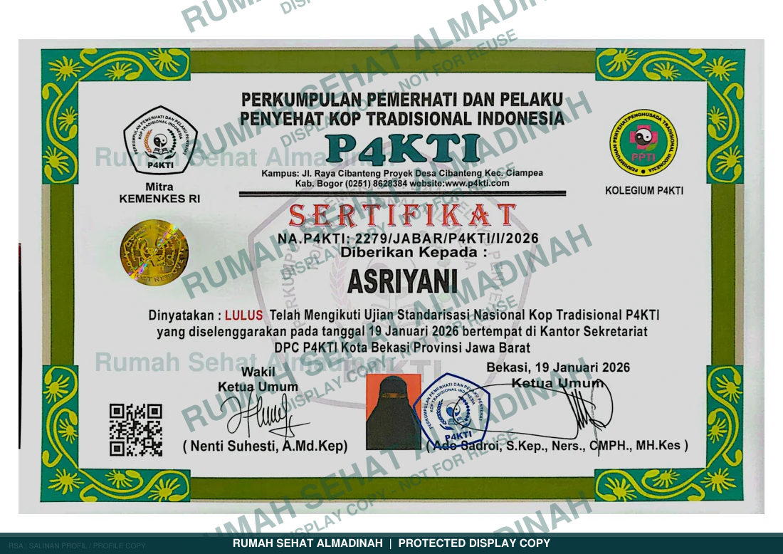 Asriyani — Ujian Standardisasi P4KTI